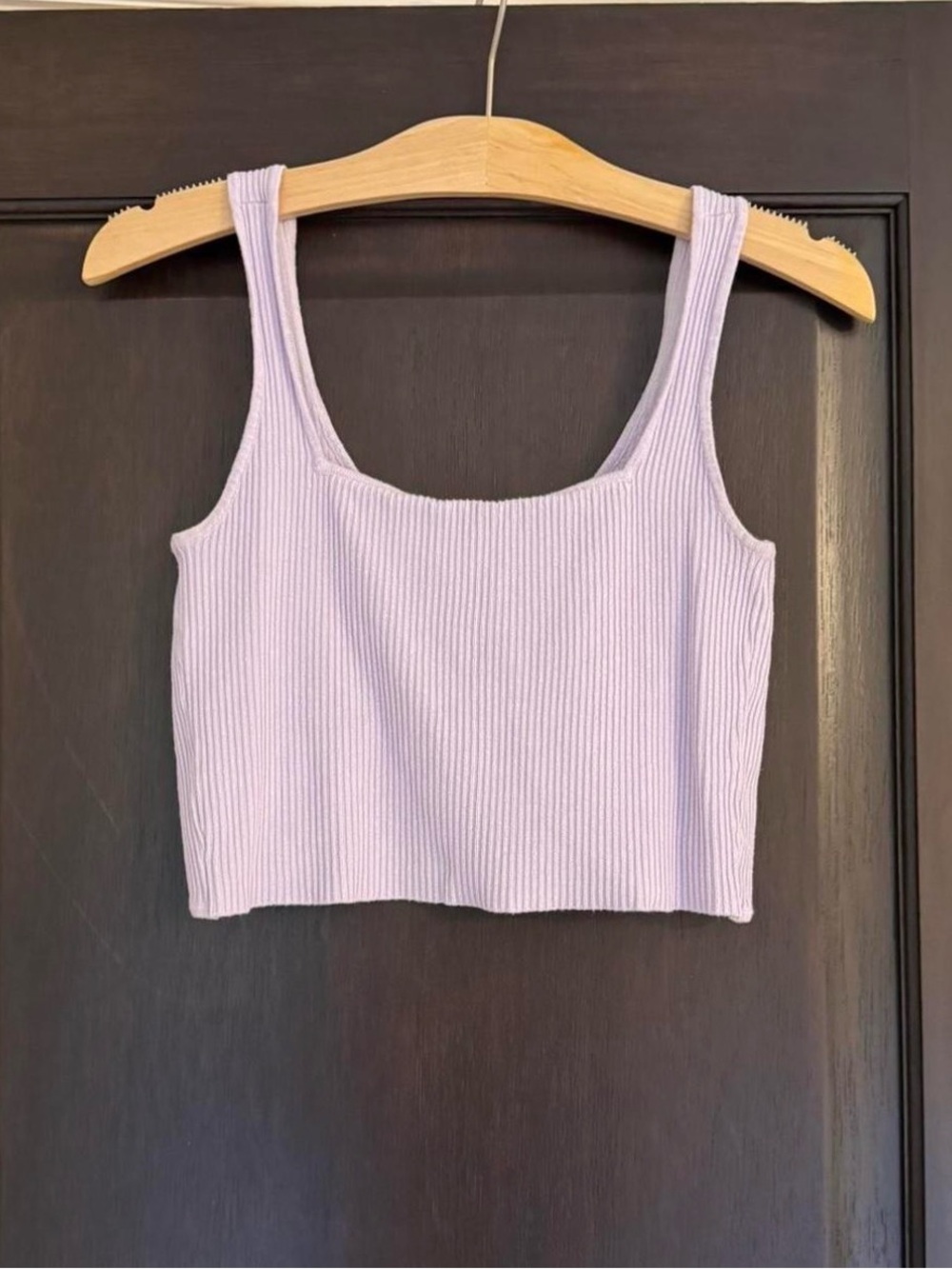 Urban Outfitters lilac ribbed top